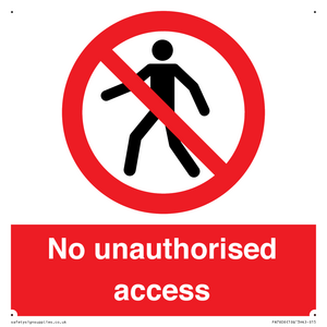 No unauthorised access